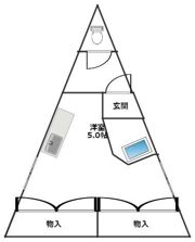 練馬三角ビルの間取り画像