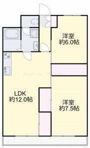 さつきマンションの間取り画像