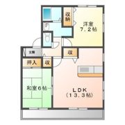 フォブールブリエBの間取り画像