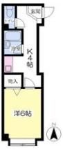レヂデンスカタヤマ東町ビルの間取り画像