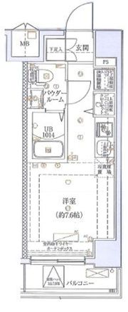 LUMEED横浜阪東橋の間取り画像