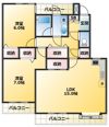 フェアリークリスタル市川の間取り画像