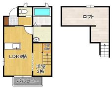 クローバーテラスの間取り画像