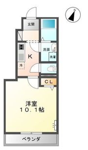 Opus One 五福の間取り画像