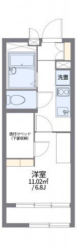 レオパレス鳥羽街道ファミリアの間取り画像