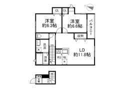 Aparutoman岡本の間取り画像