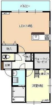 たんぽぽコーポ藤木B棟(タンポポコーポフジノキ)の間取り画像