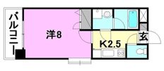 マリアージュ朝生田の間取り画像