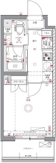 AZEST川口の間取り画像