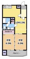 香里ニューハイツNo.3の間取り画像