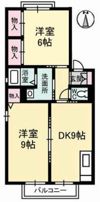 レーベン板野 A棟の間取り画像