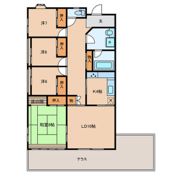 エクセルコート名和の間取り画像