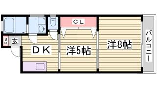 スロープイースタン湊川の間取り画像