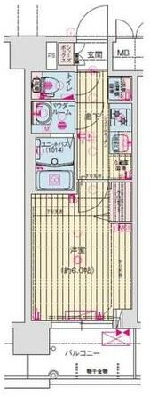 プレサンス大正フレンジの間取り画像