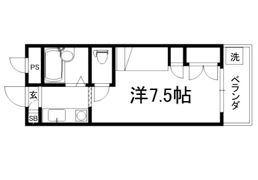 セレーネ田辺Ⅳの間取り画像