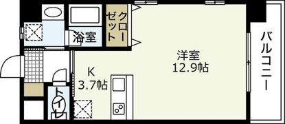 ミロワール舟入の間取り画像