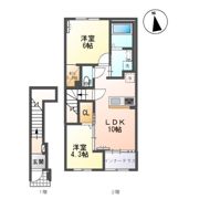 一宮市あずら新築アパート（仮）の間取り画像