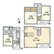 大森西戸建の間取り画像