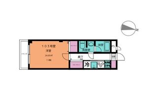 ベラルーサ12番館の間取り画像