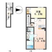 （仮称）小田原市鴨宮アパート新築工事の間取り画像