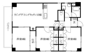 ヴォルジュ石手の間取り画像