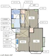 loft-styleの間取り画像