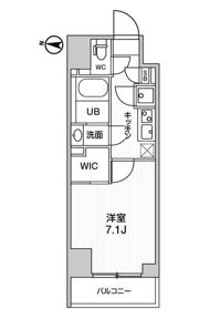 ガリシア森下Ⅴの間取り画像