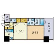 エンクレスト薬院LUCEの間取り画像