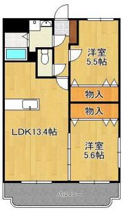 ユーミーシャルマンの間取り画像