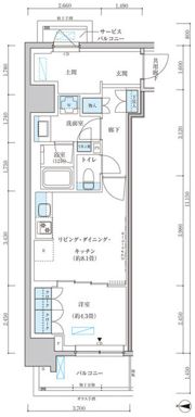 パークアクシス池袋イーストの間取り画像