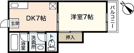 吉村ハイツⅡの間取り画像