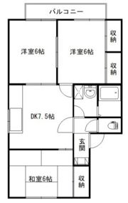 ハビテーションⅡの間取り画像