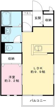 アムールの間取り画像