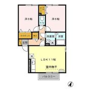 グランドゥール高林 A・Bの間取り画像