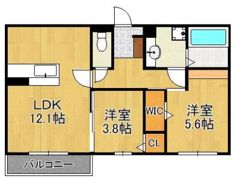 アザレア熊本の間取り画像