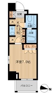 エコロジー東陽町の間取り画像