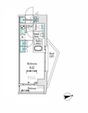 市谷仲之町ビューアパートメントの間取り画像