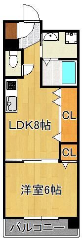 メゾンほおづきIの間取り画像