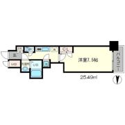 アドバンス心斎橋ラシュレⅡの間取り画像