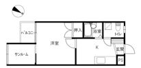 メゾンオヌールの間取り画像