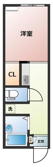サクラハイム生田の間取り画像