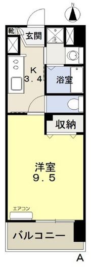福富GRADEマンションの間取り画像