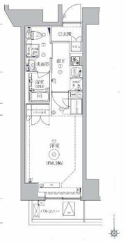 ベルシード東十条ツインズBの間取り画像