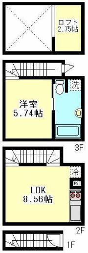 ニューディレクトレジデンス学芸大学の間取り画像