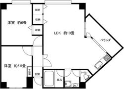 ハイツサンロイヤルの間取り画像