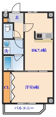 メープルIの間取り画像