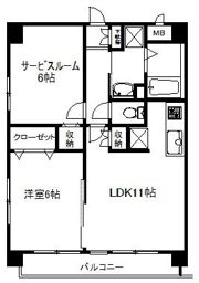 ウィステリア西新井の間取り画像