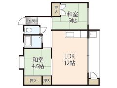 鈴が台団地分譲住宅I棟（鈴が台I棟）の間取り画像
