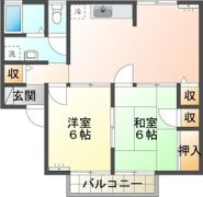 サンタウン寺井A棟の間取り画像