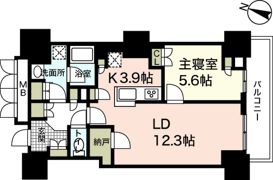 グランクロスタワー広島 アイコートの間取り画像